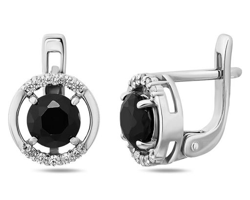 Серьги, сапфир корунд, Ю-200М51