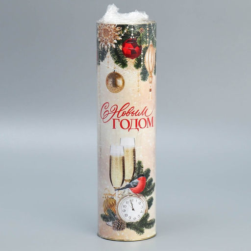 Тубус под бутылку «С Новым годом», 34.5 х 12.5 х 12.5 см