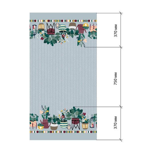 Скатерть "Этель" Hygge 149х110 см, 100% хлопок, саржа 190 г/м2