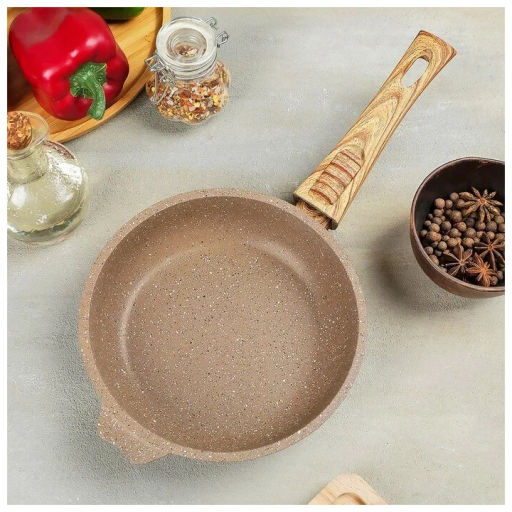 Сковорода 18см АП Гранит brown со съемной ручкой арт.018806 - Мечта фото 15