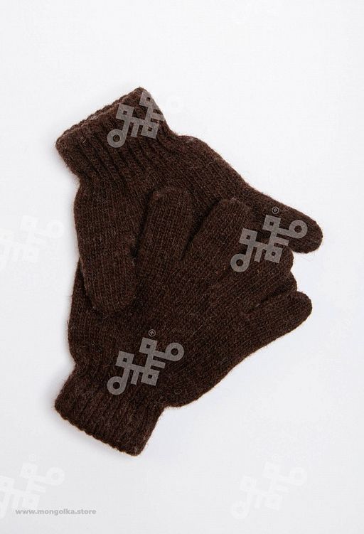 Перчатки детские из монгольской шерсти (арт. 04160) - Монголка фото 2