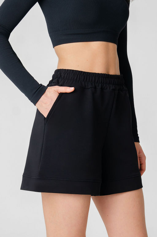 Арт.15-303/1 Шорты женские 42-48 (4 шт) Цвет:черный - Калинка фото 5