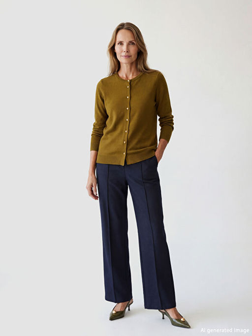 Bisiklet Yaka Kad?n Triko H?rka