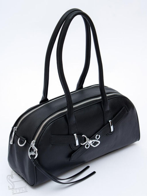 Сумка женская кожаная 9198SP black Velina Fabbaino-Safenta в Новосибирске