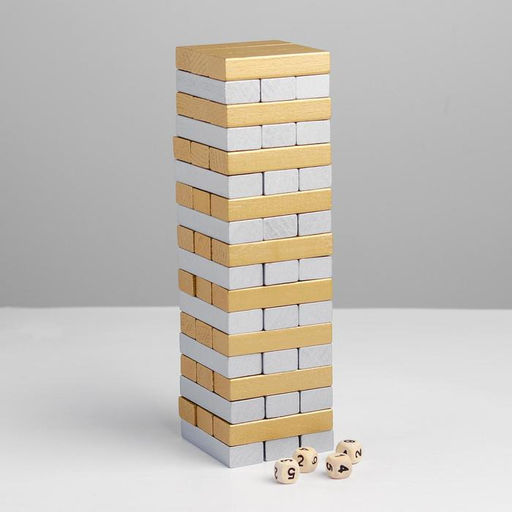 Головоломка дженга Золото-серебро 8830 см - Simaland фото 2