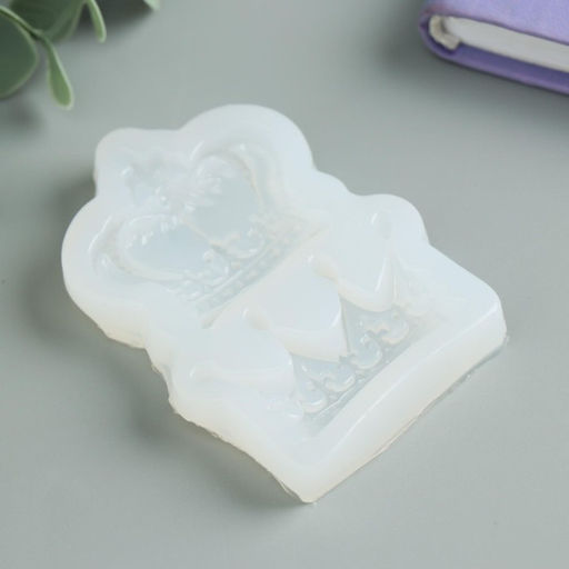 Цена за 2 шт. Молд силикононовый «Короны» 1 х 7 х 5 см