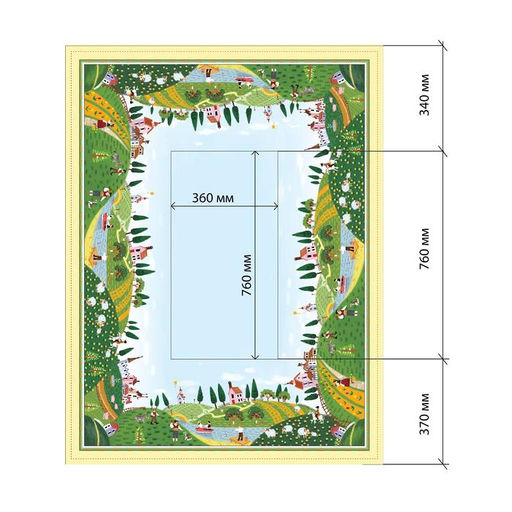 Скатерть Этель Тоскана 180х150 см, 100 % хлопок, саржа 190 гр/м2  фото 5