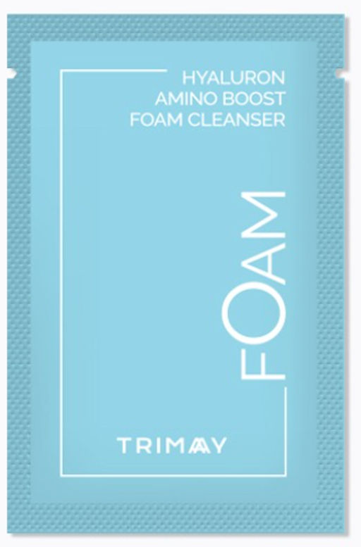 ПРОБНИК Очищающая пенка с гиалуроновой кислотой и аминокислотами TRIMAY Hyaluron Amino Boost Foam Cl  фото 2