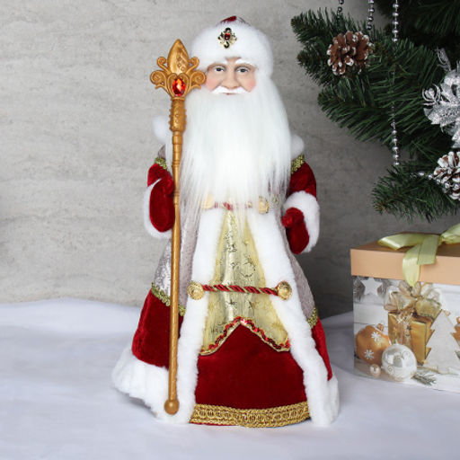 Фигурка Дед Мороз 50 см+подарок / 21A12-16 /уп 18/музыкальный - ГалеонТрейд фото 2