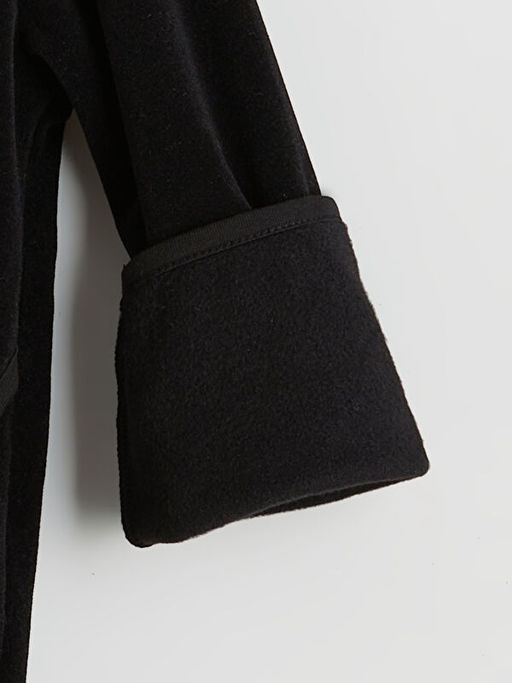 Kolej Yaka Basic Uzun Kollu Erkek ?ocuk Fermuarl? Sweatshirt