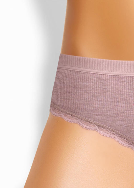 CLE B025 Трусы жен. База кашкорсе меланж бежевый - Clever wear фото 3