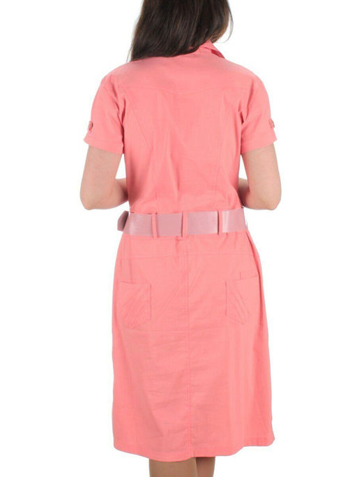 9939 PEACH Платье женское (85% хлопок, 10% вискоза, 5% лайкра)