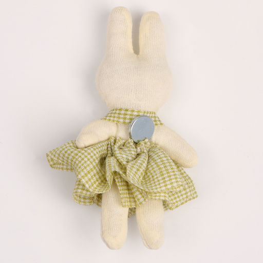 Цена за 12 шт. Мягкий магнит «Зайка», 10 см, цвет МИКС