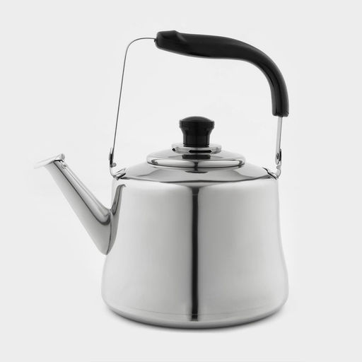 Чайник Чайковский, 3 л, нержавеющая сталь, хромированный