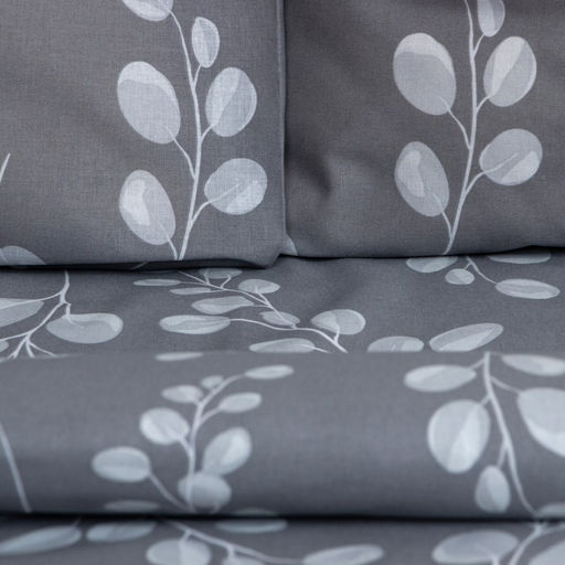 Постельное бельё Этель 2 сп Эвкалипт 175*215 см, 200*220 см, 70*70 см - 2 шт  фото 3