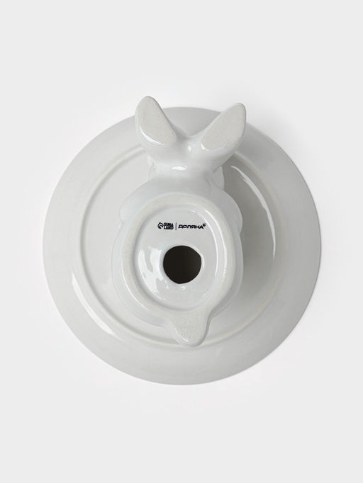 Блюдо для десертов Доляна «Зайка», d=20,5 см, цвет белый - Simaland фото 8