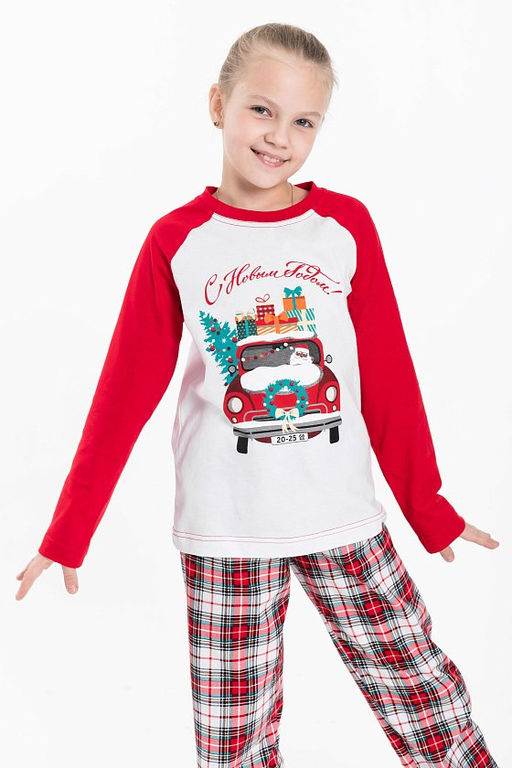 Пижама М224116Па Красный - Елена фото 6