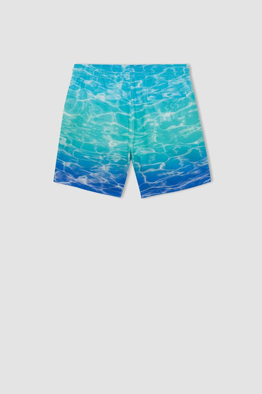 Короткие шорты для плавания с узором - Defacto фото 10