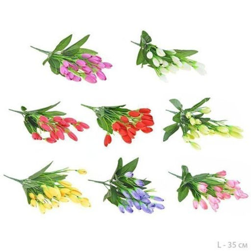Цена за 2 шт. Цветок искусственный 35 см Крокус / WH-36 /уп 2/300/600/ - ГалеонТрейд фото 2