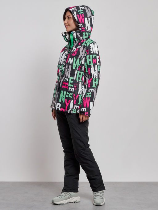 Горнолыжный костюм женский зимний черного цвета 022302Ch - Mtforce фото 7