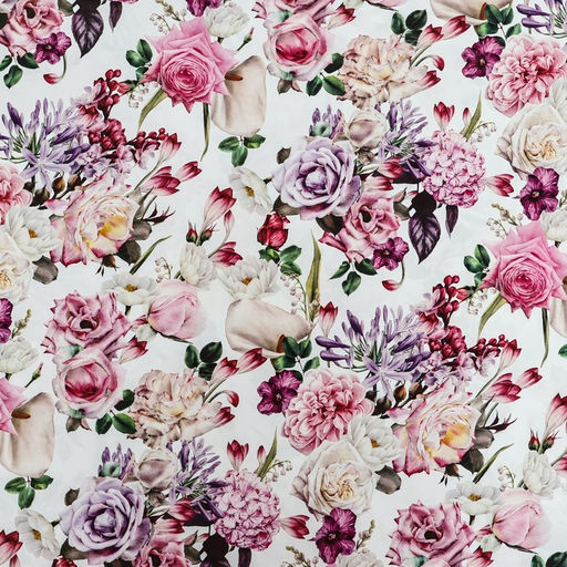 Цена за 10 шт. Бумага упаковочная глянцевая двусторонняя «Букет», 100×70 см