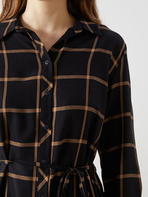 Ekose Kad?n G?mlek Tunik