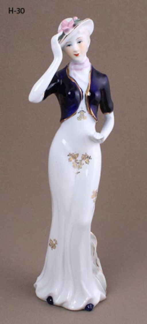 Статуэтка Дама в шляпке 30 см / XH:0861 /уп 24/ - Галеонтрейд фото 2