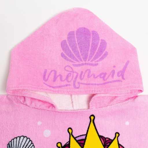 Полотенце-пончо детское махровое Крошка Я Русалочка 60х120см, 100% хлопок, 300гр/м2  фото 9