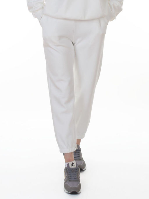 3416/3417 WHITE Костюм спортивный утепленный женский (95% хлопок, 5% эластан)