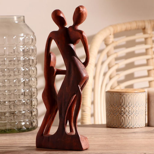 Сувенир «Семья», 11×4×31 см, дерево
