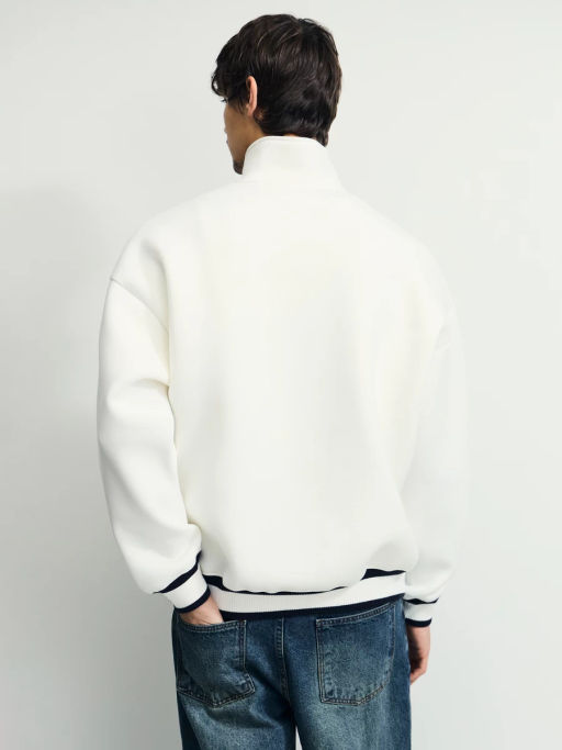 Толстовка на молнии из плотного трикатажа / Zarina  фото 6