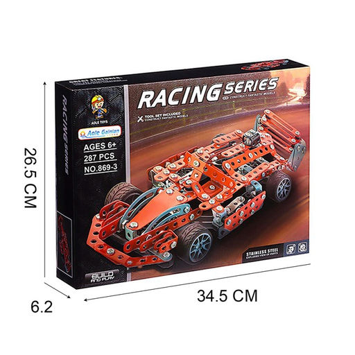 Конструктор металлический Машина. Гонка, 287 деталей - Simaland фото 4