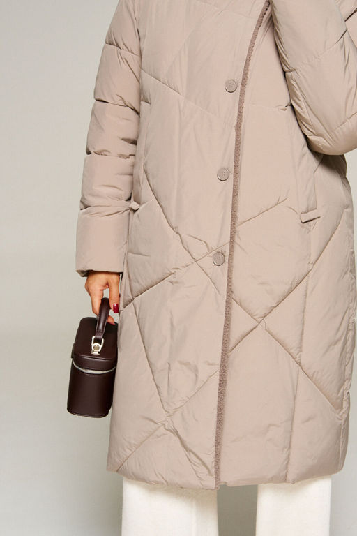 Пальто Beautiful Free 8024 капучино