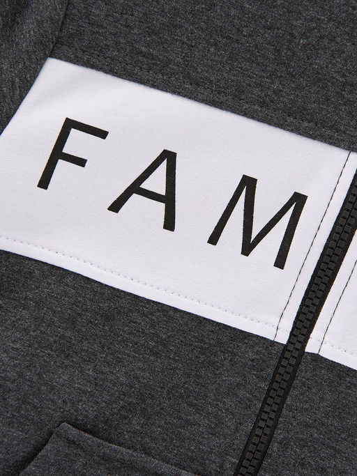 Джемпер на молнии для мальчика UD 7499 черный меланж - Mini maxi фото 2