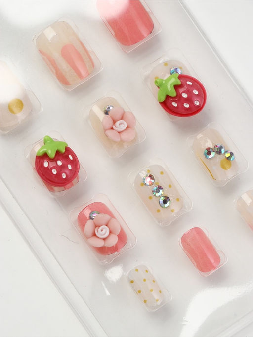 Детские накладные ногти «Капибара», 12 шт.