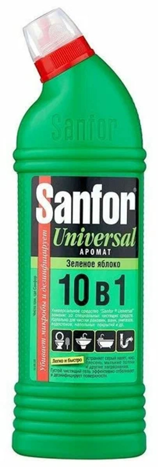 SANFOR Универсал ср-во санитарно-гигиеническое 1500мл Зеленое Яблоко