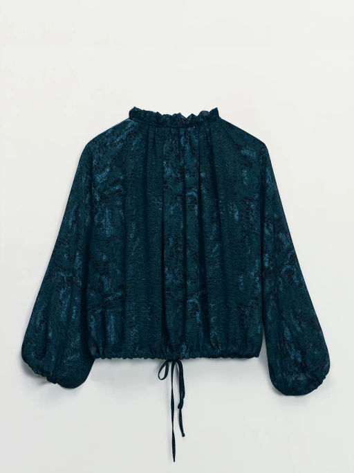 Шифоновая блуза с завязками / Zarina