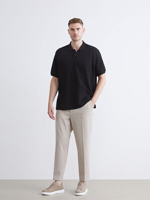 B?y?k Beden Polo Yaka %100 Pamuk Erkek Ti??rt