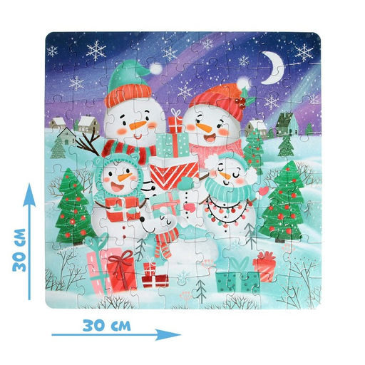 Пазл светящийся Снеговички, 72 детали - Puzzle time фото 2