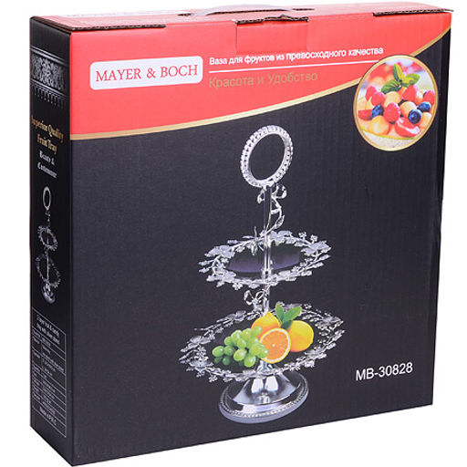 30828 Конфетница 2-х ярусная 34х34х46,5см MB (х6) - Mayer&boch фото 4