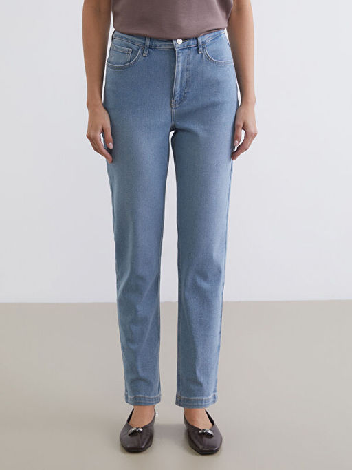 Mom Fit Kad?n Jean Pantolon