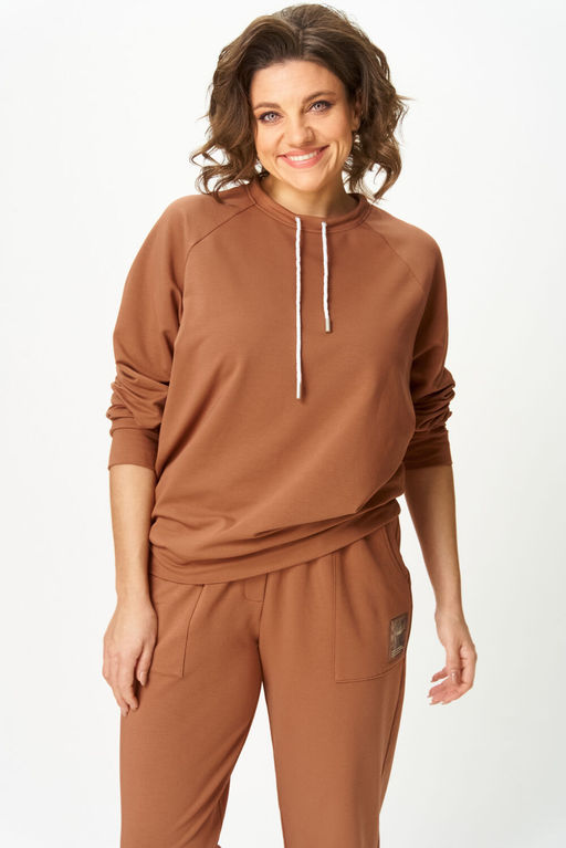 Джемпер Rumoda 2270 коричневый  фото 6