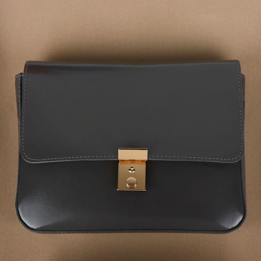 Цена за 3 шт. Застёжка для сумки, 3.5×2.6 см, цвет золотой