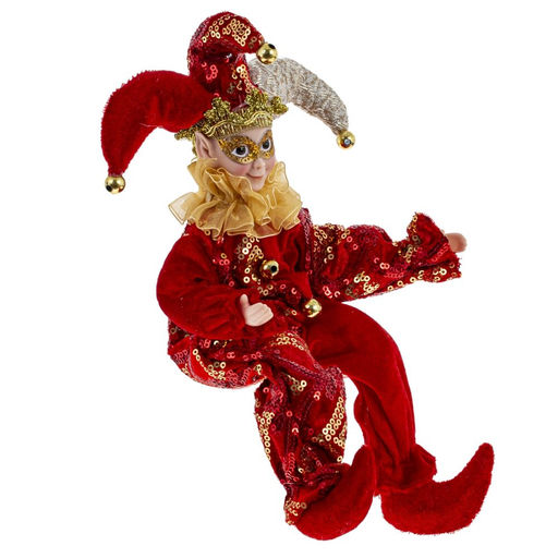 Игрушка набивная "Клоун", L13 W10 H33 см