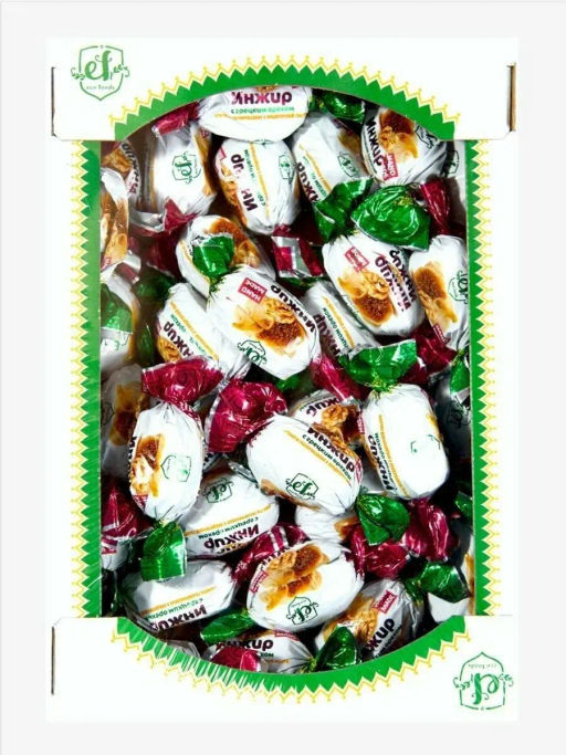 Конфета шоколадная Инжир с грецким орехом 1 кг - Sweet Joys фото 2