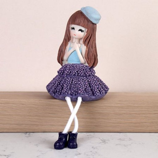 Цена за 2 шт. Фигурка Лаванда висячие ножки 2 штуки набор 22 см / 9639 /уп 48/ - Галеонтрейд фото 4