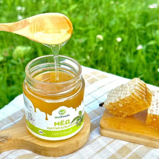 Мёд липовый - Wellfoods фото 5