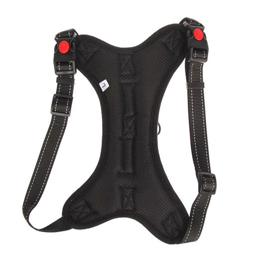 Шлейка К7 мягкая светоотражающая, размер L, ОГ 64-86 см, вес 18- 27,5 кг, хаки - Пижон фото 3