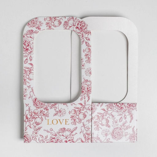 Коробка-переноска для цветов Цветы, 17 12 32 см - Дарите счастье фото 4