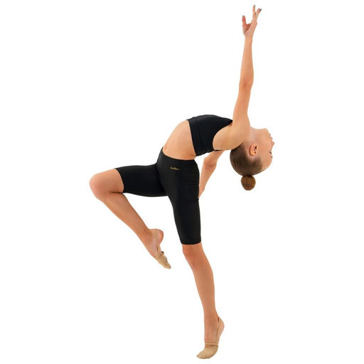 Велосипедки гимнастические Grace Dance, лайкра, р. 30, цвет чёрный  фото 7